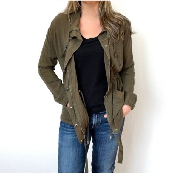 Daytrip Jacket Olive Green Full Zip Military Style From The Buckle   - S… - Picture 2 of 8